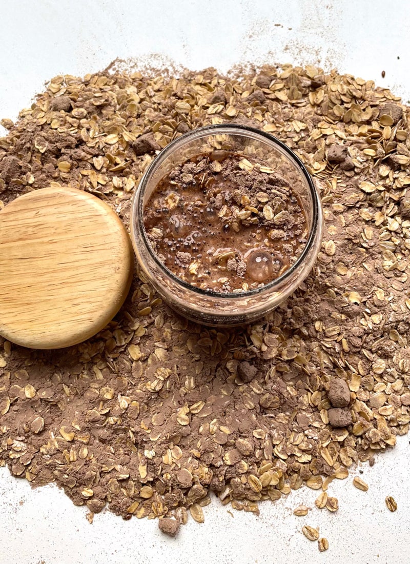 Oatful Chocolate Brownie Protein Overnight Oats Mix - Image 5