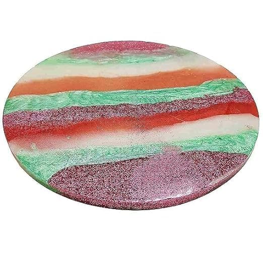 Rêvées Clive 8-Inch Silicone Resin Tray Mold - Deep Zig Zag Round Dish for DIY Faux Agate Serving Tray, Coaster, and Home Decor - Epoxy Resin Casting Mold with Edge - Image 5