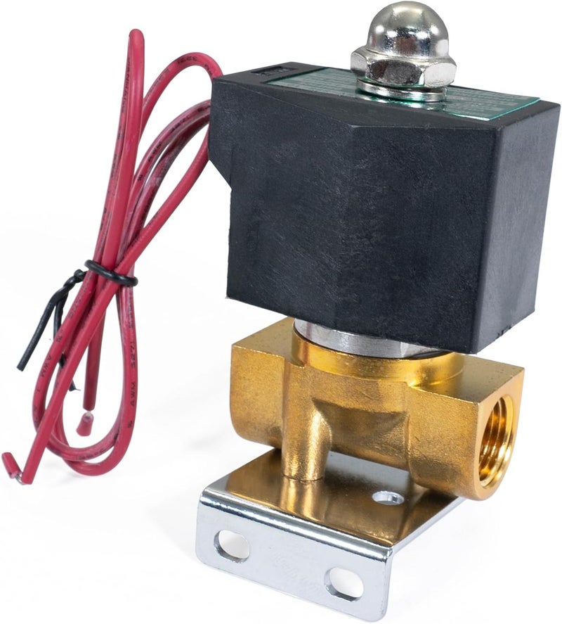 HornBlasters صمام هواء كهربائي نحاسي 3/8" NPT - (3/8" NPT / 12V) - Image 2