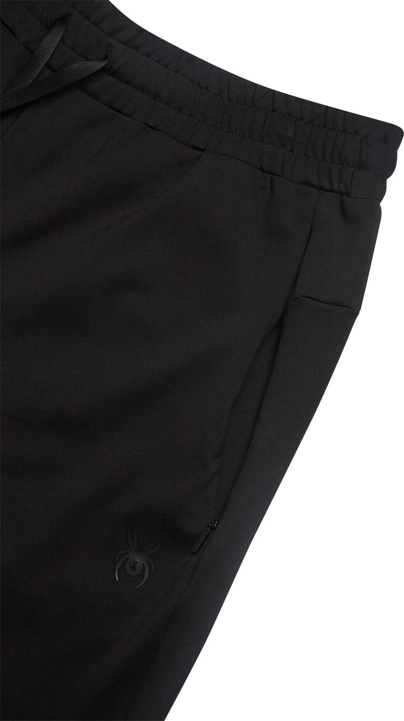 Spyder Mens Jogger Pants - Tech Fleece Joggers with Double Bonded Zip Pockets - Lightweight Active Sweatpants for Men, Size Medium, Deep Black - Image 3
