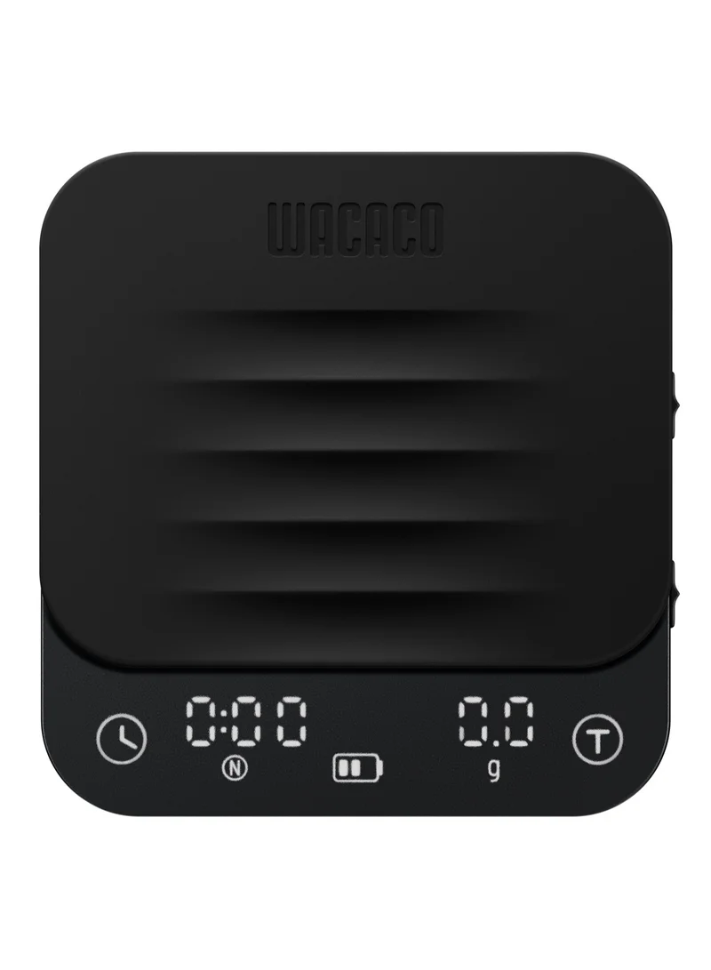 WACACO Exagram Pro Coffee Scale with Timer | Smart Espresso Scale with Carrying Box, Automatic Timing Rechargeable Mini Digital Coffee Weight Scales (Gram, Ounce, Milliliter) Food Kitchen Scale, Black