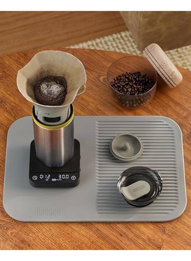 WACACO Exagram Pro Coffee Scale with Timer | Smart Espresso Scale with Carrying Box, Automatic Timing Rechargeable Mini Digital Coffee Weight Scales (Gram, Ounce, Milliliter) Food Kitchen Scale, Black  - Image 5