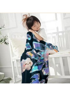 General Baby and children's cartoon flannel thin blanket (warm and comfortable, suitable for sleep, game use) 70cm*100cm - 510  - Image 3