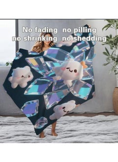 General Baby and children's cartoon flannel thin blanket (warm and comfortable, suitable for sleep, game use) 70cm*100cm - 510  - Image 1