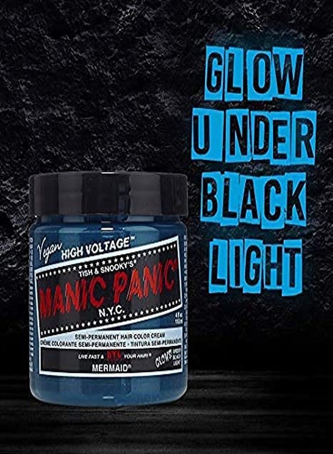 MANIC PANIC Classic Mermaid Semi Permanent Hair Color - Neon Ocean Blue Hair Dye for Women & Men That Lasts 4-6 Weeks - Vegan, Ammonia & Cruelty-Free - Create & Mix Custom Shades (4oz / 3pk) - Image 5