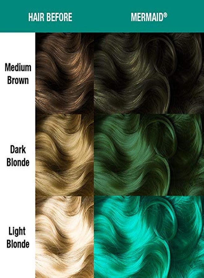 MANIC PANIC Classic Mermaid Semi Permanent Hair Color - Neon Ocean Blue Hair Dye for Women & Men That Lasts 4-6 Weeks - Vegan, Ammonia & Cruelty-Free - Create & Mix Custom Shades (4oz / 3pk) - Image 4