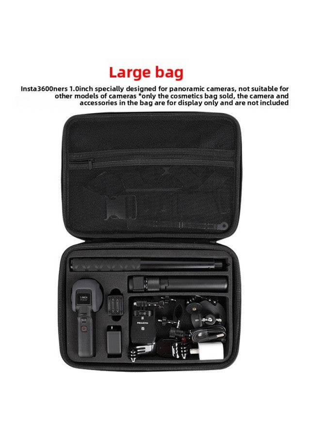 For Insta360 ONE RS ONE Inch Panoramic Camera Storage Bag Leica Accessories Storage Box Carrying Case-Color:Large Bag  - Image 1