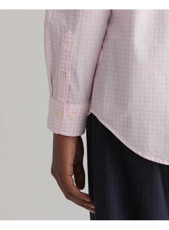 غانت Gant Regular Fit Gingham Broadcloth Shirt