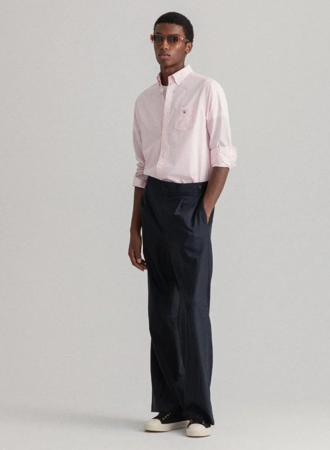 GANT  Gant Regular Fit Gingham Broadcloth Shirt for Men | Best Price UAE