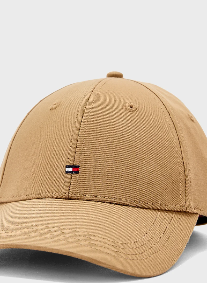 تومي هيلفيغر Logo Detailed Curved Peak Caps