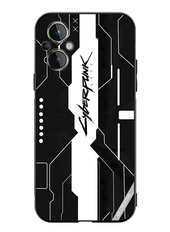 VR CREATIVE Protective Case Cover For OnePlus Nord N20 5G Cyberpunk Design Multicolour - Image 1