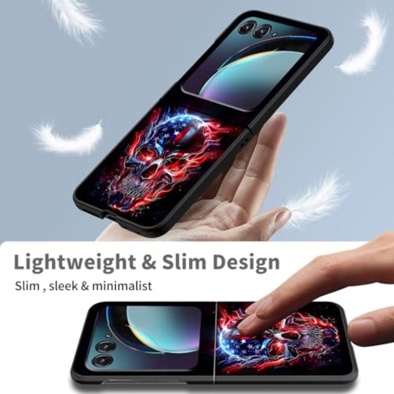 for Motorola Razr 2024 Case, Slim Thin Hard PC Anti-Scratch Shockproof Support Wireless Charging Protective Cover Case 50 - Image 4
