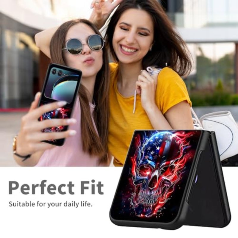 for Motorola Razr 2024 Case, Slim Thin Hard PC Anti-Scratch Shockproof Support Wireless Charging Protective Cover Case 50 - Image 2