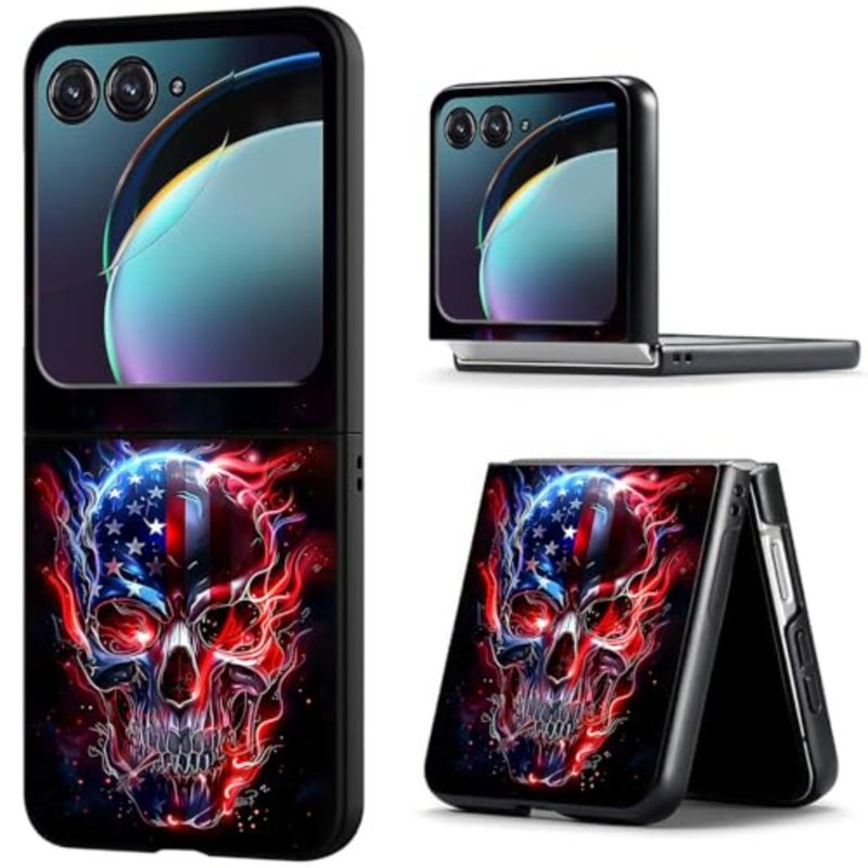 for Motorola Razr 2024 Case, Slim Thin Hard PC Anti-Scratch Shockproof Support Wireless Charging Protective Cover Case 50 - Image 1