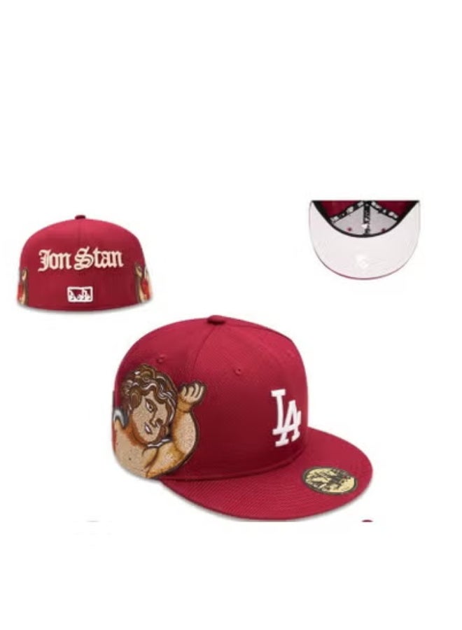 NEW ERA New Era LA Fashionable Embroidered Baseball Cap For Daily Wear And Outdoor Sports-58.7CM