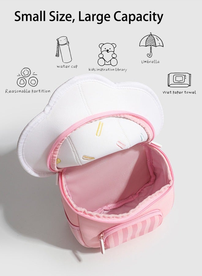 Cute Mushroom Backpack for Kids,Mini Travel Bag for 1-6 Years,Perfect Kindergarten Gift，Suitable for children 60-130cm tall（pink）  - Image 4