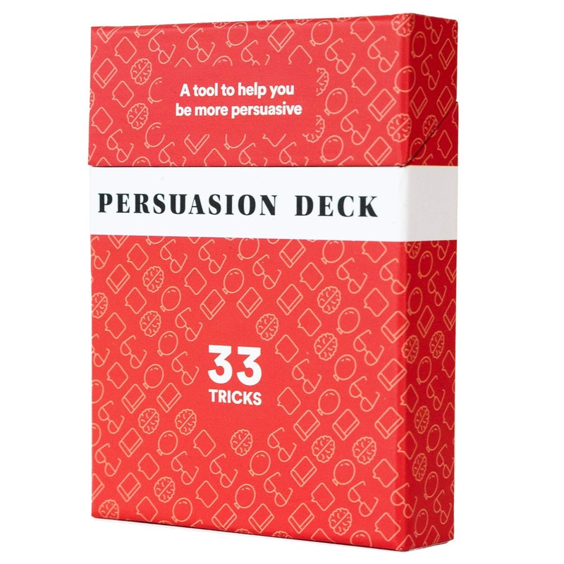 BestSelf Co. BestSelf Persuasion Deck - Persuasion Skill Cards to Master Persuasion Tricks with 33 Prompts - Image 1