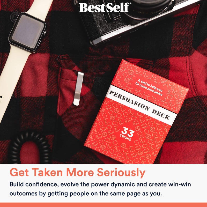 BestSelf Co. BestSelf Persuasion Deck - Persuasion Skill Cards to Master Persuasion Tricks with 33 Prompts - Image 5