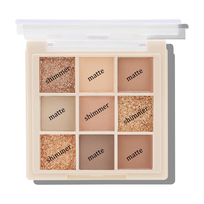 Boobeen Nude Eyeshadow Palette - Matte and Shimmer Makeup, Highly Pigmented Creamy Eye Shadow Powder, Create a Neutral Eye Look, Long Wearing - Image 2