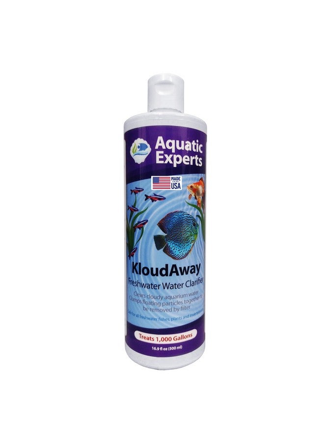 Aquatic Experts Kloudaway Freshwater Aquarium Water Clarifier  Clears Cloudy Water, Water Clarifier For Fish Tank, Made In Usa, Aquatic Experts (1 Pack) - Image 1