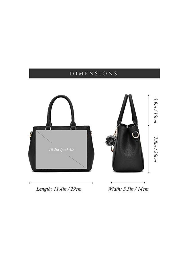 YNIQUE Satchel Purses and Handbags for Women Shoulder Tote Bags - Image 3