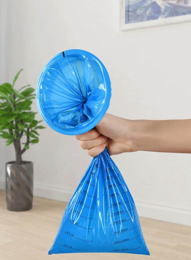 Ru syanl 10 Pieces of Vomit Bags 1000ml Emesis Bags Leak Resistant Medical Grade Portable Disposable Barf Nausea Bags for Car & Aircraft Motion Sickness and Pregnant Woman  - Image 3