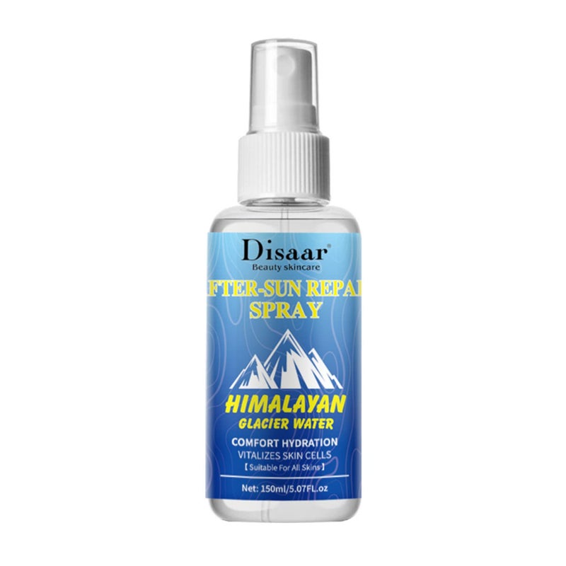 DISAAR BEAUTY After Sun Repair Spray Himalayan Glacier Water Comfort Moisturizing Hydration Vitalizes Skin Cells 150ml507oz 