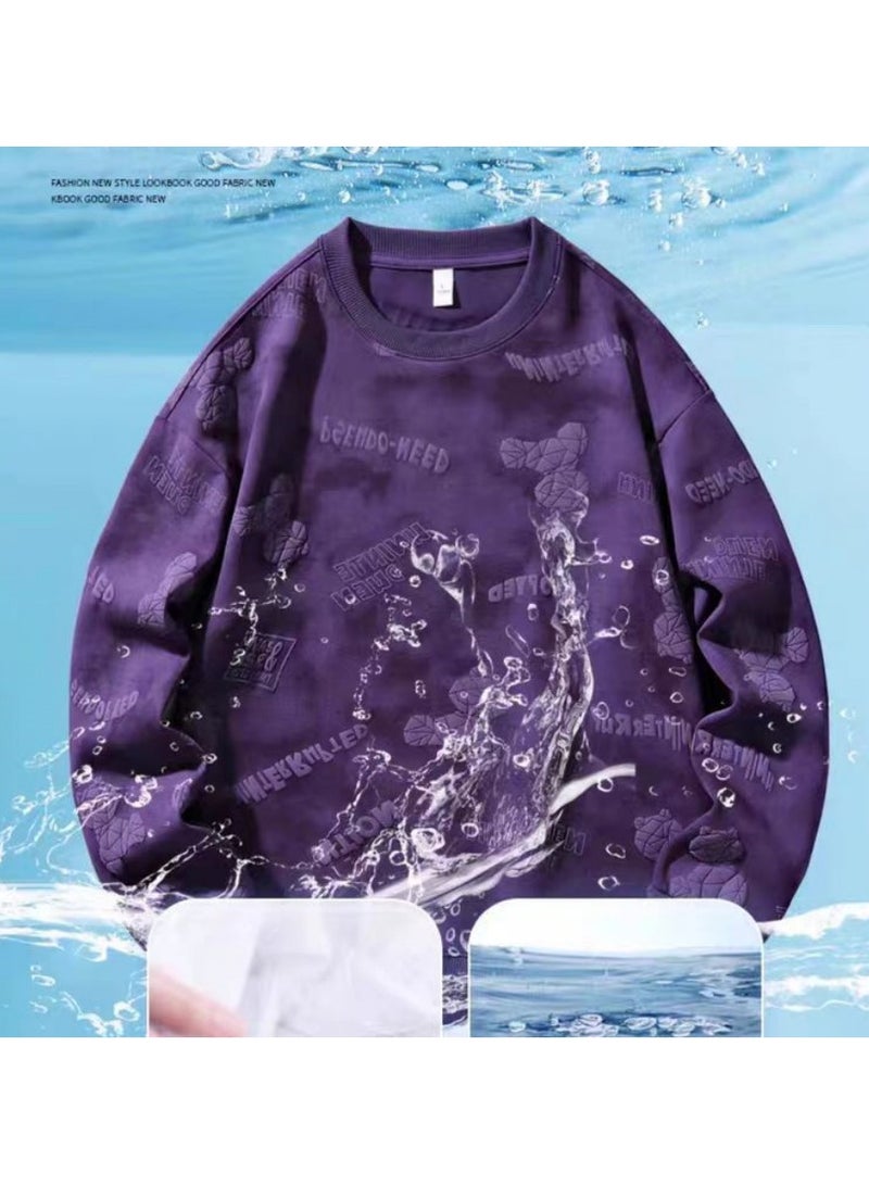 LEE Lee Brand Hoodie Loose Casual Round Neck Long Sleeved Hoodie  - Image 3