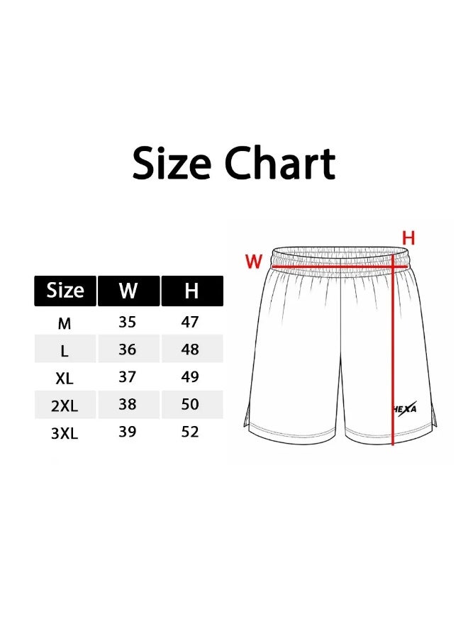 Hexa Sportswear Essentials Sports Shorts for Men & Women – 100% Polyester Dry Fit Athletic Training & Casual Shorts with Anti-Bacterial Fabric –Training Gym Running Teamwear Shorts - Image 5