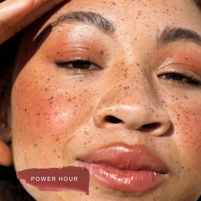 Tower 28 Beauty BeachPlease Cream Blush for Cheeks and Lips - Multi-Purpose Lip and Cheek Tint in Orange Blush - for Sensitive Skin - Color POWER HOUR, Luminous Finish - Image 5