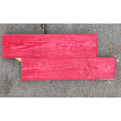SGHE Realistic Wood floor Concrete Stamps Concrete Texture Mat Wood Texture Concrete Molds Mat Wood Grain Concrete Seamless Wood Plank Concrete Stamps Mat Outdoor Landscaping Stone Forms - Image 4