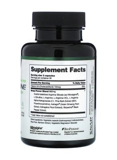 SNAP SUPPLEMENTS L Arginine Capsules- Power Complex - Increase Physical Performance, Blood Flow & Muscle Volume - Dietary Supplement (60 Capsules)  - Image 2