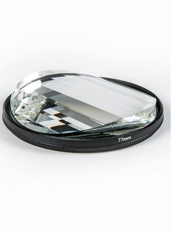 Camera Filter Accessories, 77mm Linear Glass Prism, Foreground Blur, Repeated Color Images, Glass Prism Special Effects Filter, LENS0002  - Image 2