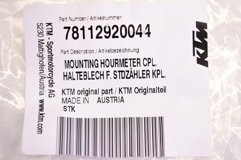 KTM 78112920044 Hour Meter Mounting Kit QTY 1 - Image 3