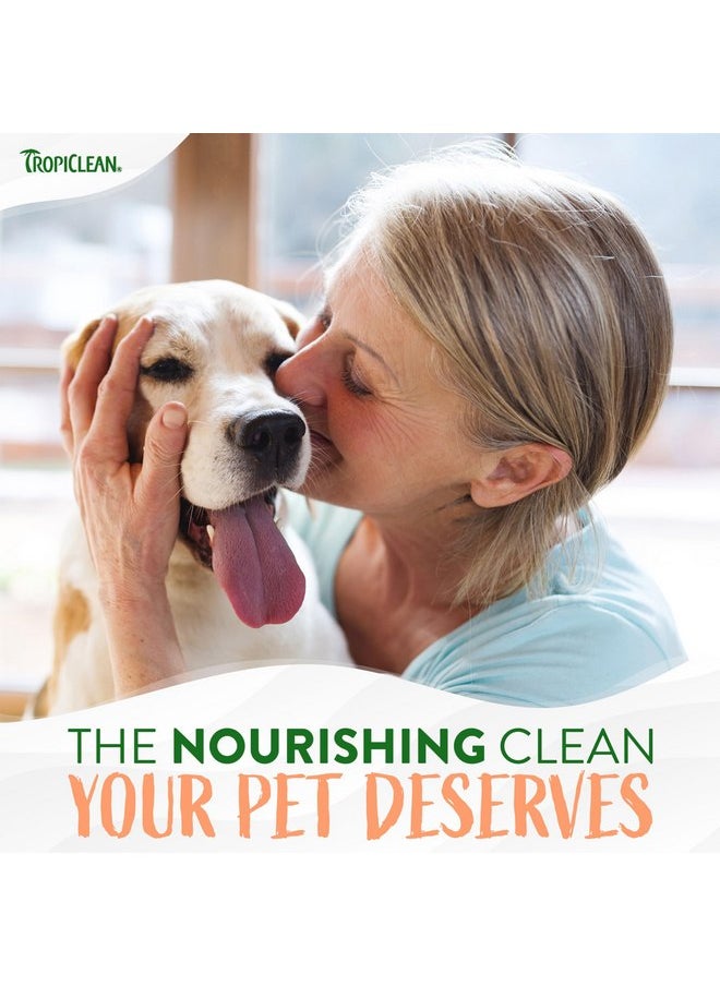 TropiClean TropiClean Bundle 2-in-1 Papaya & Coconut Dog Shampoo and Conditioner and Sweet Pea Cat & Dog Detangler Spray Dematting Set | Derived from Natural Ingredients | Made in The USA | Set of 2  - Image 3