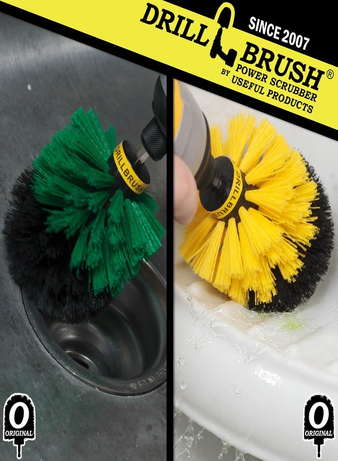 Drillbrush Kitchen Accessories - Pots and Pans Set - Spin Brush Kit - Grout Cleaner - Cleaning Supplies - Bathroom Accessories - Soap Scum, Hard Water Stains, Mineral Deposits, Calcium Build-up, Rust Stains - Image 2