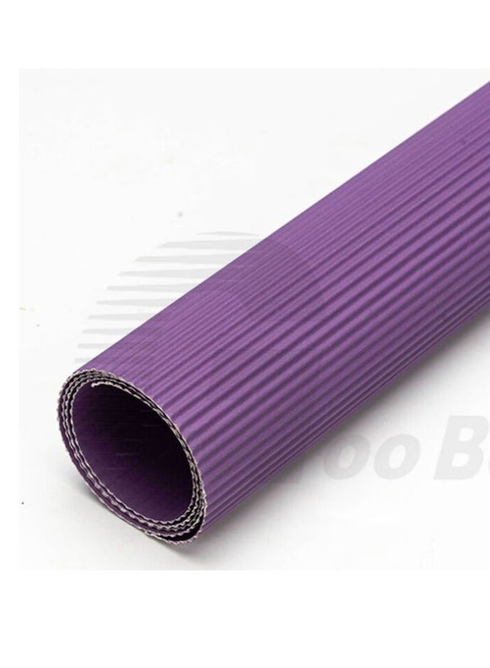 Terabyte COLOR CORRUGATED ROLL 50 X 70CM PURPLE (PACK OF 2) - Image 1