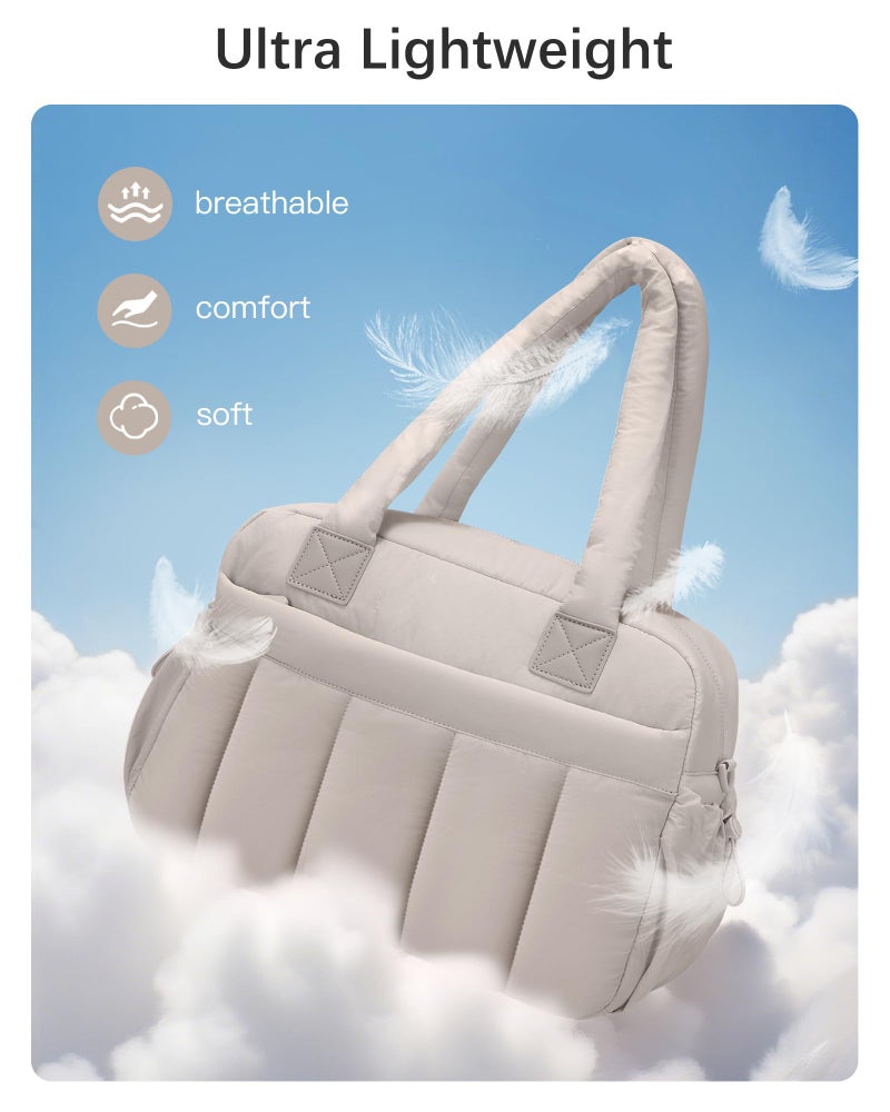 oscaurt Gym Bag for Women Lightweight Duffle Bag for Travel with Toiletry Pouch Water Resistant Carry On Weekender Overnight Duffel - Image 5