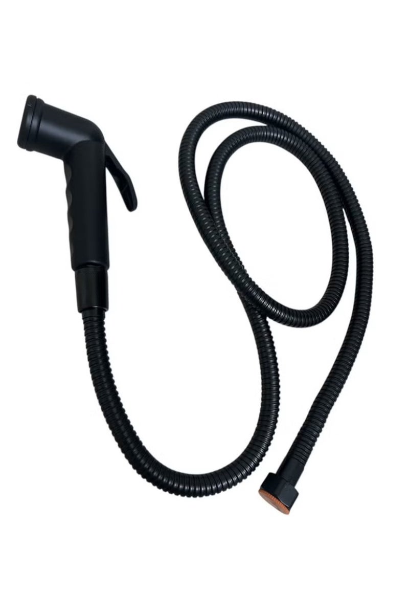 Kana Black handheld bidet sprayer with hose - Image 1