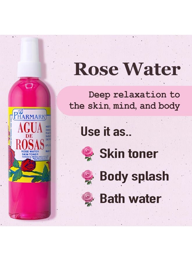 Pharmark Agua De Rosas 4 Oz. Rose Water 2-PACK - Image 4