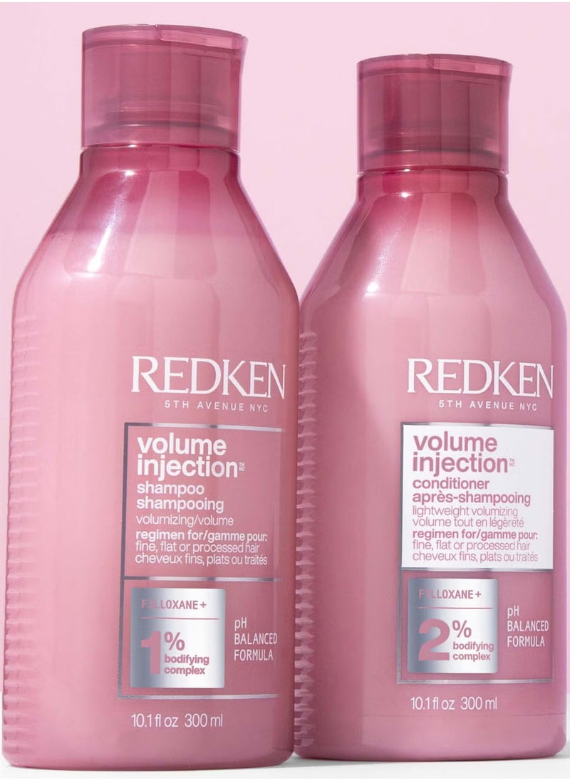 Redken Volume Injection Shampoo and Conditioner Set 300ml