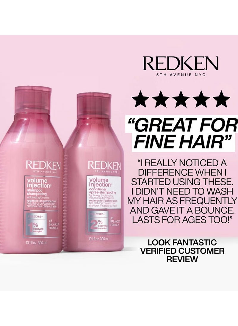 Redken Volume Injection Shampoo and Conditioner Set 300ml