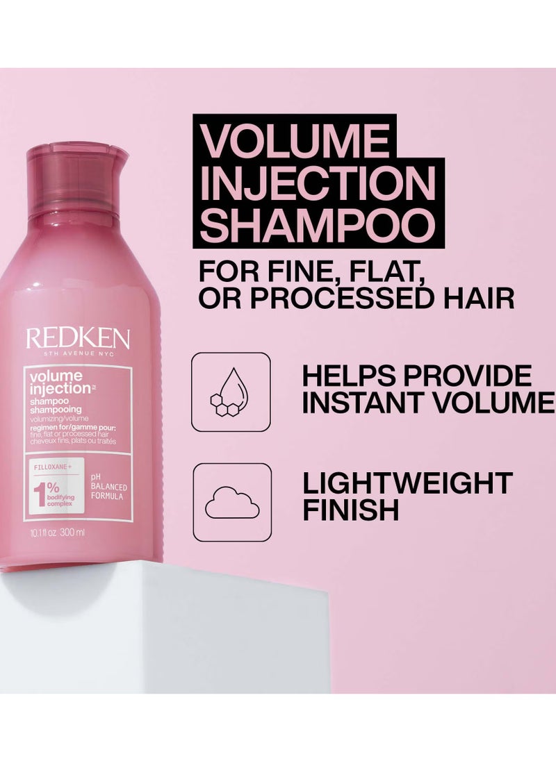 Redken Volume Injection Shampoo and Conditioner Set 300ml