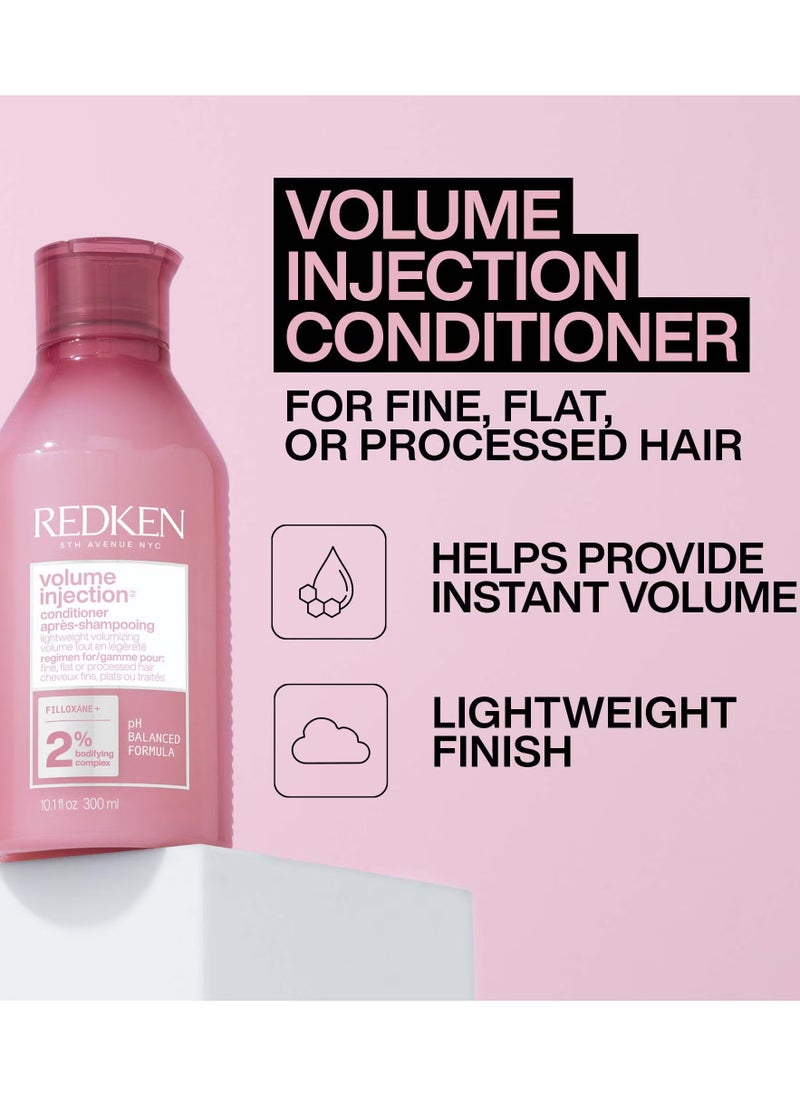 Redken Volume Injection Shampoo and Conditioner Set 300ml