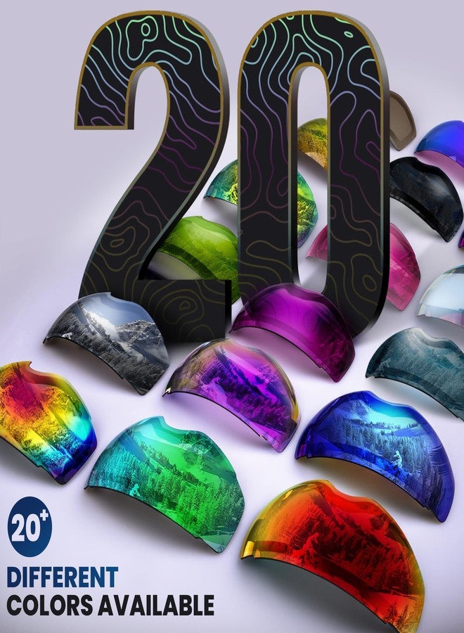 اوت دور ماستر نظارات التزلج OutdoorMaster PRO - نظارات ثلج بدون إطار وعدسات قابلة للتبديل، توفر حماية 100% من الأشعة فوق البنفسجية UV400، مناسبة للرجال والنساء (لون وردي متغير مع نفاذية الضوء المرئي من 8% إلى 70%) - Image 5