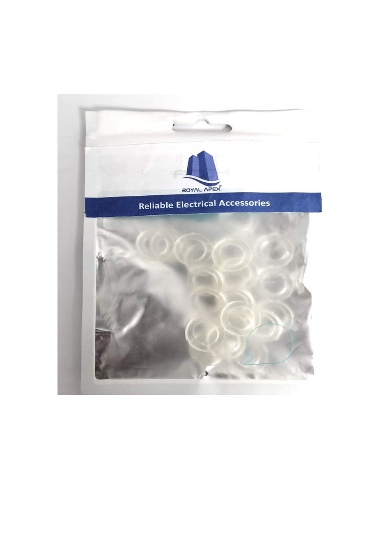 Bidet Shattaf Nylon Rubber Washer Circular Round Gasket Ring for Bathroom Shower Tap & Plumbing etc (Pack of 10, 1/2 Inch)  - Image 3