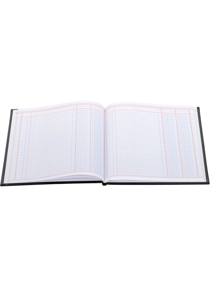 Wilson Jones Wilson Jones Hardbound Accounting Journal, 9.25 x 7 Inches, 2 Columns, 80 Pages, 30 Lines per Page, Black (W74102A) - Image 2