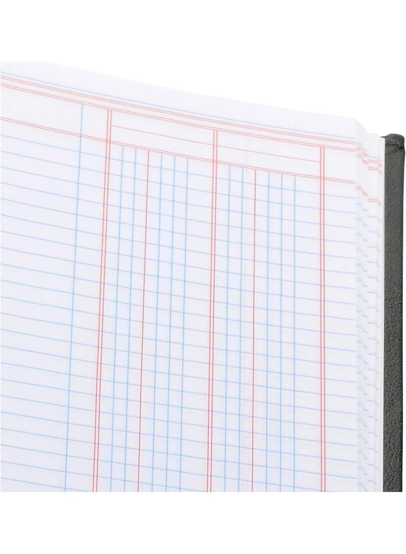 Wilson Jones Wilson Jones Hardbound Accounting Journal, 9.25 x 7 Inches, 2 Columns, 80 Pages, 30 Lines per Page, Black (W74102A) - Image 3