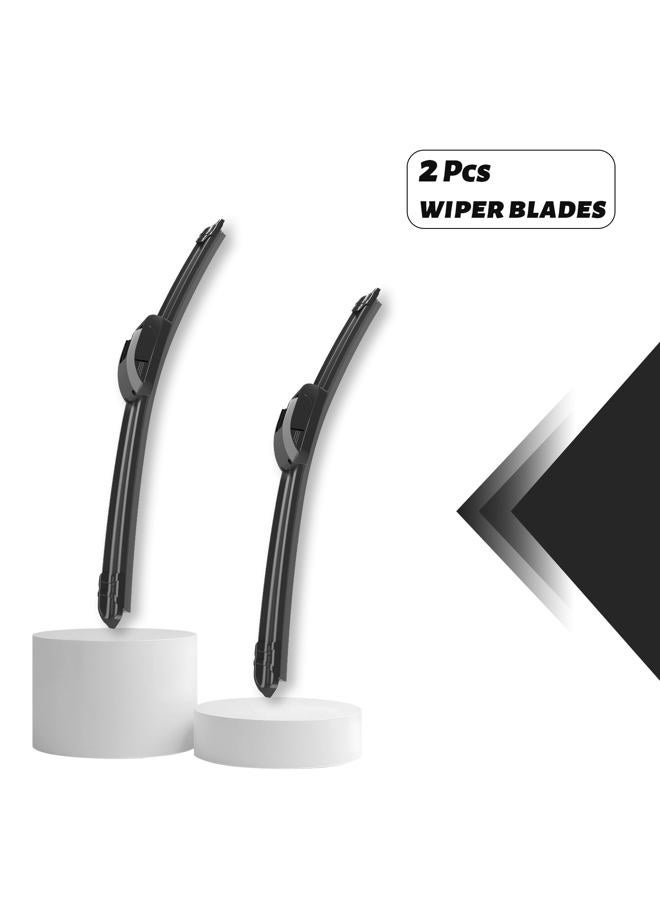 SIMPWIBLD 2 Factory Wiper Blades Replacement For 2001-2004 Ford Escape/2019-2020 Jeep Wrangler Original Equipment Windshield Wiper Blades Set 19"+19" (Set of 2) U/J HOOK - Image 4