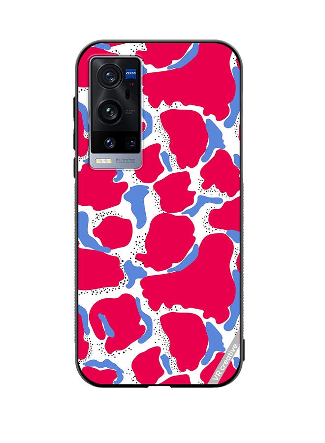 VR CREATIVE Protective Case Cover For Vivo X60 Pro Plus Strips Design Multicolour - Image 1